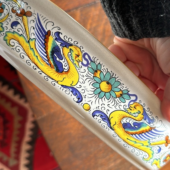 🇮🇹 Ceramica Nova Deruta Italian pottery. Decorated with decal and hand painted - Picture 7 of 15